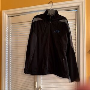Carolina Panthers Antigua Women's Black Jacket